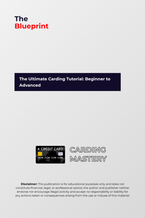 The Ultimate Carding Tutorial: Beginner to Advanced