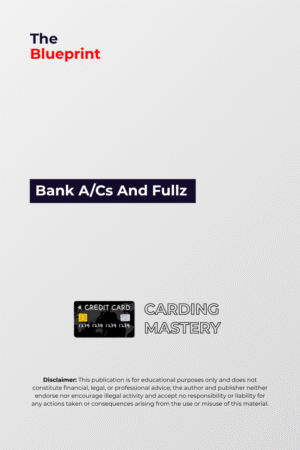 Carding Mastery! Opening Bank A/C With Fullz