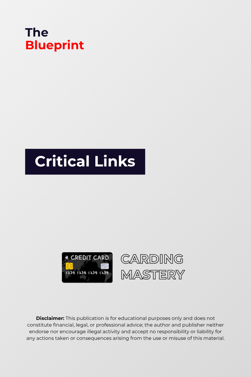Critical Links For Carding 2025